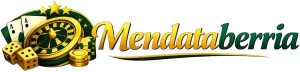 Logotipo de Mendataberria con elementos de casino
